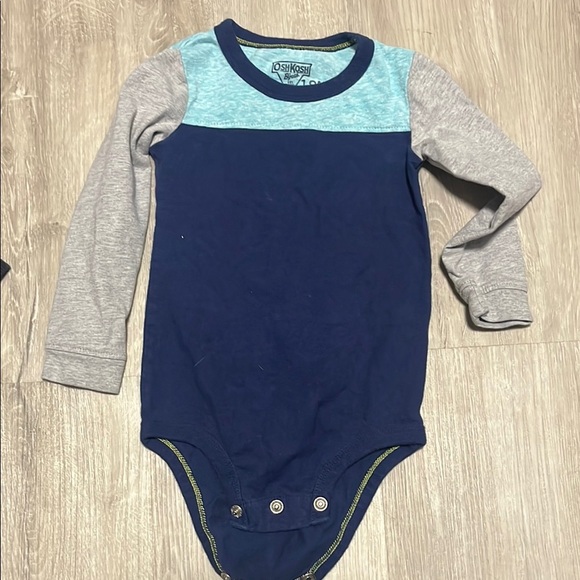OshKosh B'gosh Blue and Gray Kids One Piece - Picture 1 of 1